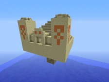 O templo anterior visto de um ângulo diferente.