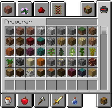 Lista items en minecraft