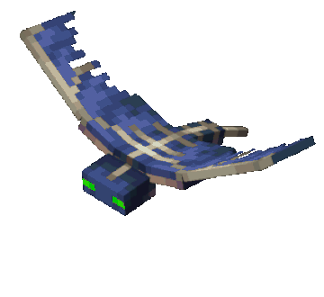 Minecraft phantom plush top