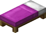 Purpurová postel