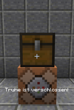 Truhe ist verschlossen