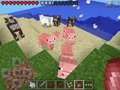 Schweine folgen dem Spieler.