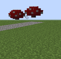 Eine unsichtbare Mooshroom vor Vollversion 1.8