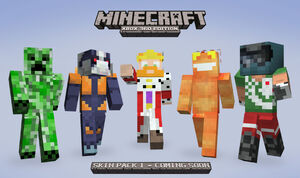 Figurenmix: Minecraft-Creeper, Halo, König (Originaldesign), 'Splosion Man, Trials Evolution