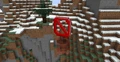 Eine gedroppte Barriere auf dem Banner von Vollversion 1.8 (14w05a).