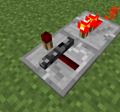 Ein fixierter Redstone-Verstärker.