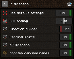 LabyMod F Richtung Einstellungen