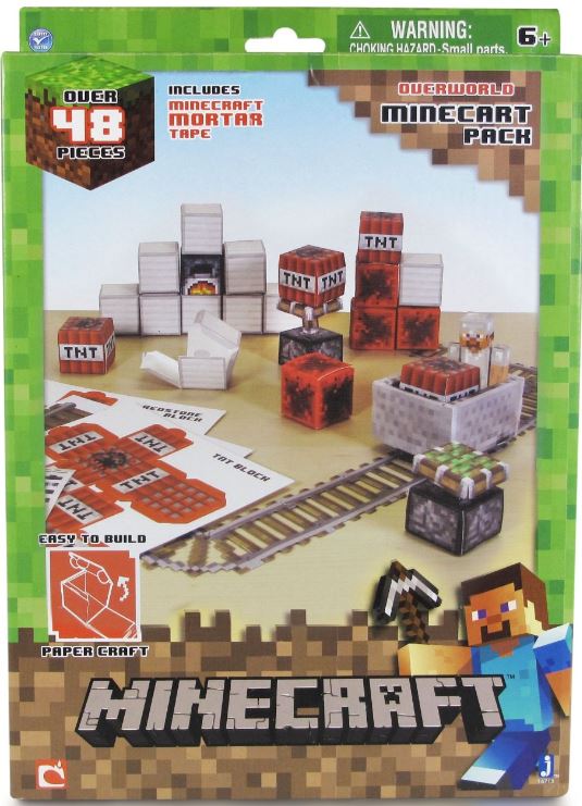 Minecraft Paper Craft Overworld 16701 16702 16703