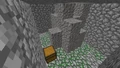 Der Spawner wurde durch ein natürliches Kiesvorkommen verschüttet.