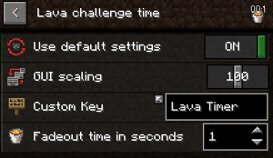 LabyMod Lava Challenge Einstellungen