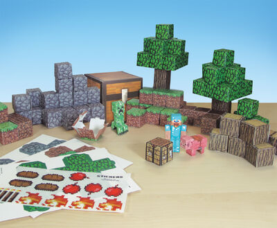 Papercraft Overworld Set