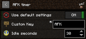 LabyMod AFK Timer Einstellungen