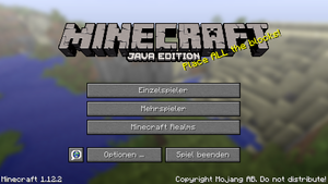 Minecraft Menü 1.12