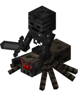 Spinnenreiter Witherskelett