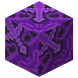 Violette glasierte Keramik