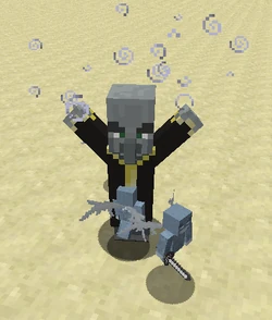 Ein Magier erschafft Plagegeister vor der 22w45a.