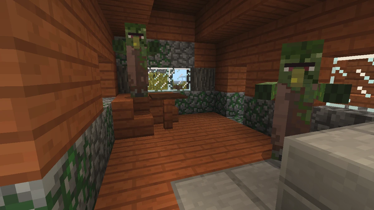 Modernes Hausinnenraum Minecraft