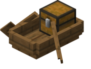 Fichtenholztruhenboot