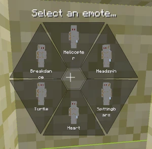 LabyMod Emote Menü Ingame