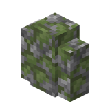 Bemooste Bruchsteinmauer