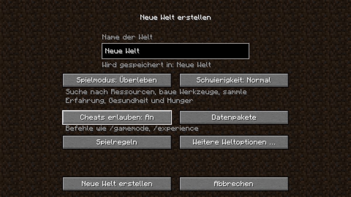 Befehl, Minceraft Wiki