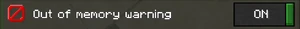 LabyMod Arbeitsspeicher Warnung Einstellung