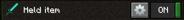 LabyMod Gehaltener Gegenstand