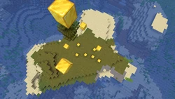 Fallende Goldblöcke