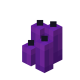 Vier violette Kerzen