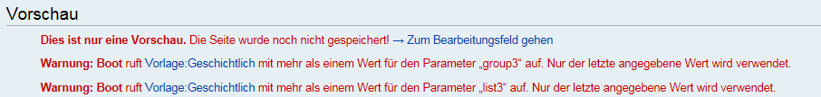 MediaWiki-Warnung