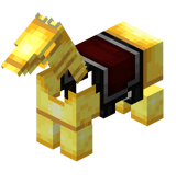 Goldener Rossharnisch