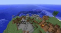 Steves Haus, in dem ein TNT-Golem explodiert ist