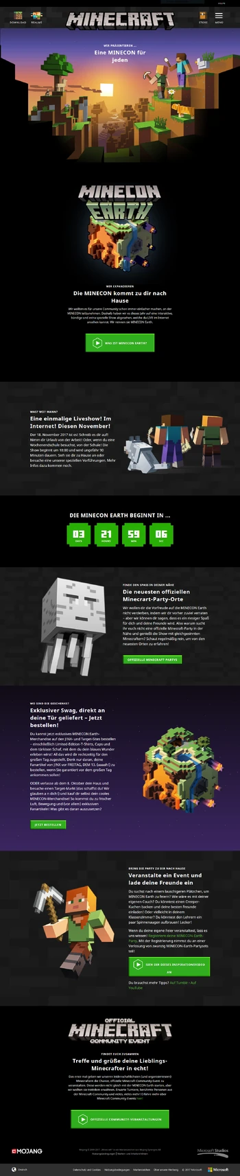 Infos zur MineCon 2017