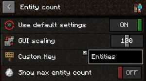 LabyMod Entity Einstellungen