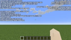 La pantalla de información de la versión 1.8 de Java.