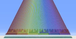 El espectro de colores con faros.