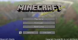 15w14a Screenshot