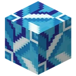 Terre cuite émaillée bleu clair