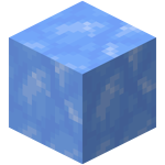 Glace bleue