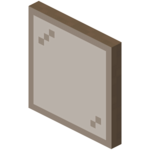 Vitre marron