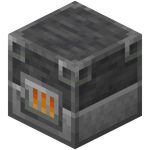 Haut fourneau allumé