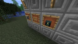 Des cadres avec une texture de fond réalisée par Jeb.