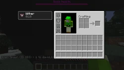 L'effet de potion Wither.