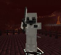 Wither squelette armure