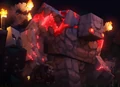 The Redstone Golem as seen in the intro cinematic.