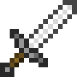 Minecraft Iron Sword PNG Image