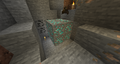 An exposed blob containing 8 diamond ores.