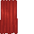 Red straight curtain.