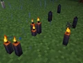 Black candle textures shown by jappa.