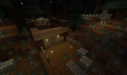 Spruce planks and logs